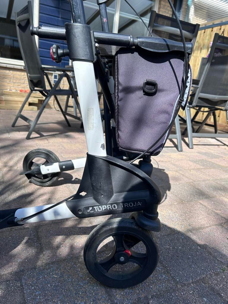 Rollator Topro troja wit/zwart, Diversen, Rollators, Ophalen, Gebruikt