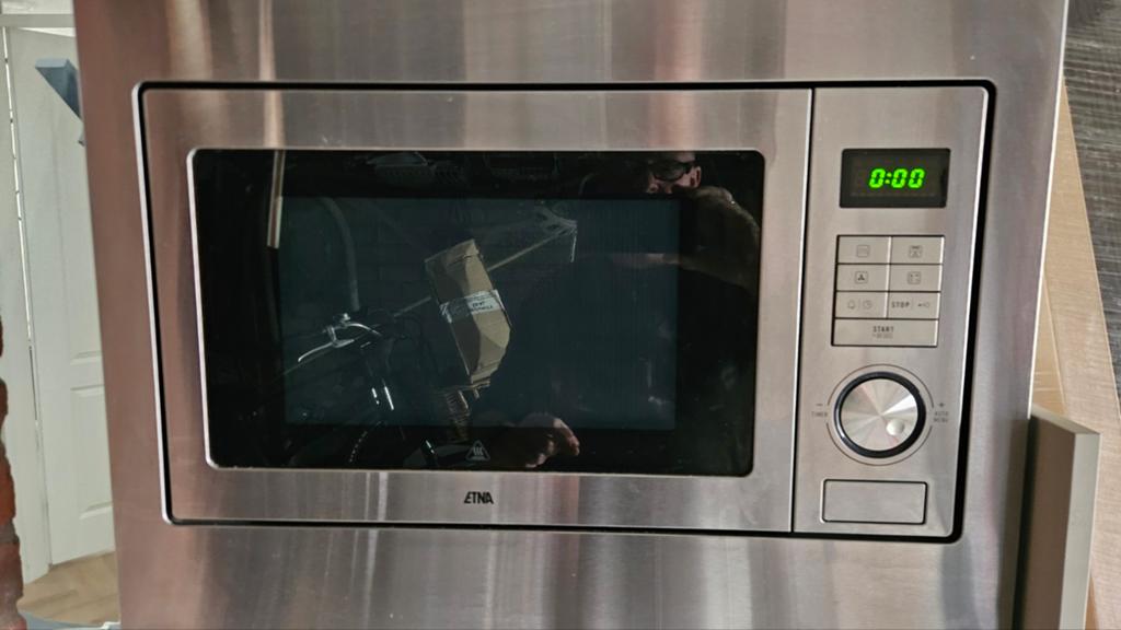 Combi oven magnetron Etna, Witgoed en Apparatuur, Magnetrons, Ophalen, Gebruikt, Oven, Inbouw