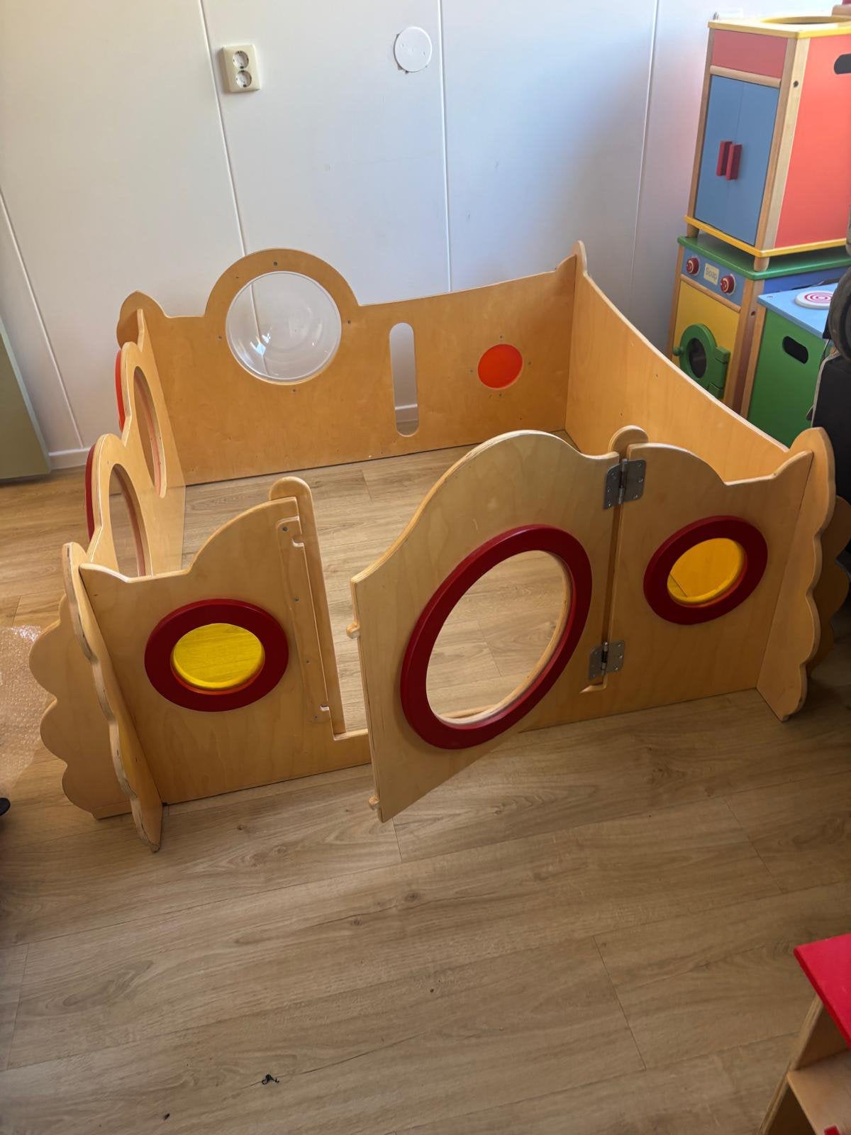 Grondbox hout 150x150, Kinderen en Baby's, Ophalen, Zo goed als nieuw, Overige vormen