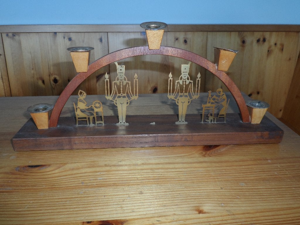 Bijzondere kaarsenstandaard, Gebruikt, Ophalen of Verzenden, Kandelaar, 16 cm