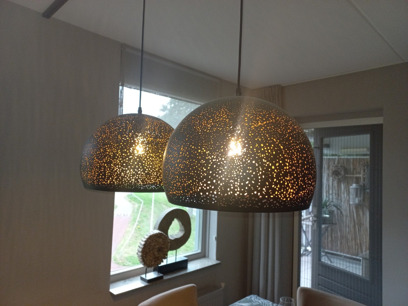 hanglamp, Ophalen, Zo goed als nieuw, Metaal, E27 (groot)