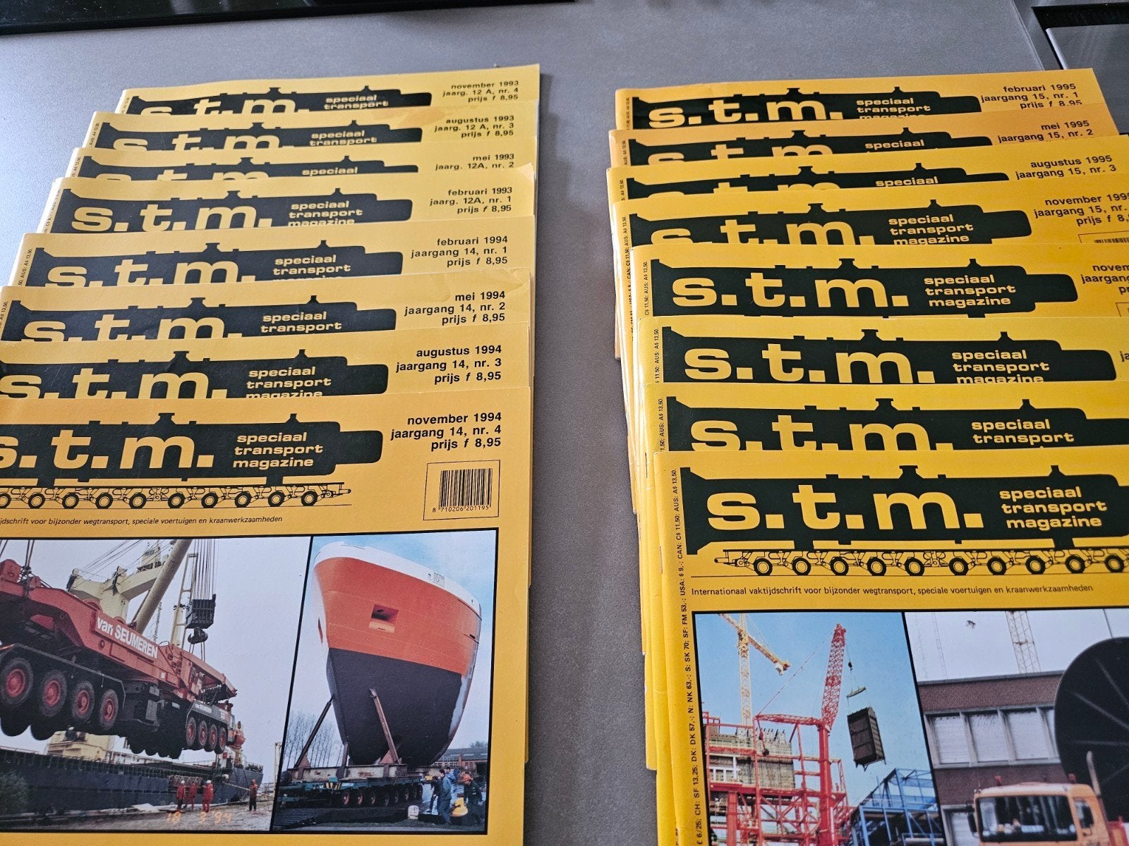 Speciaal Transport Magazine - Jaargangen 1993-1996, Ophalen of Verzenden, Zo goed als nieuw
