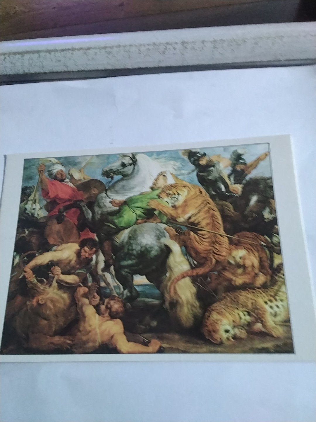 Rubens: Jacht op leeuwen en tijgers - Klassiek schilderij, Ophalen of Verzenden