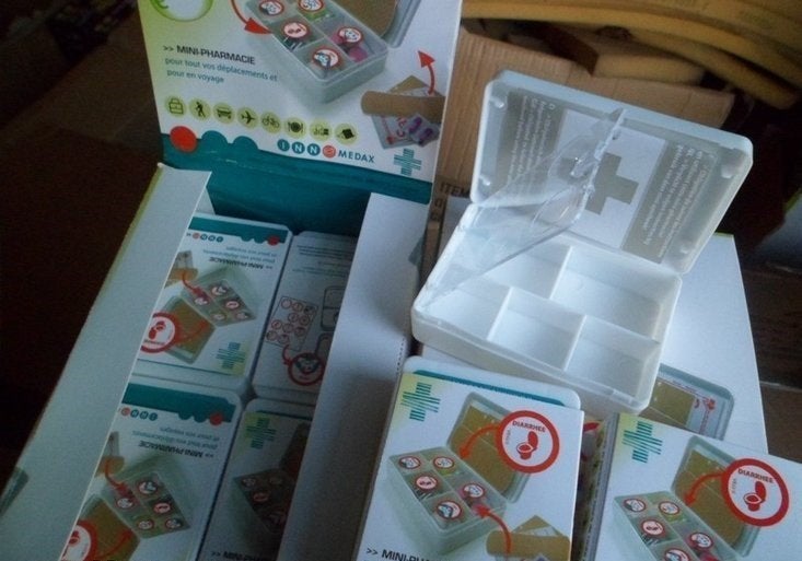 PARTIJ PILLENDOOSJES IN DISPLAY, ., Nieuw, Ophalen of Verzenden, .