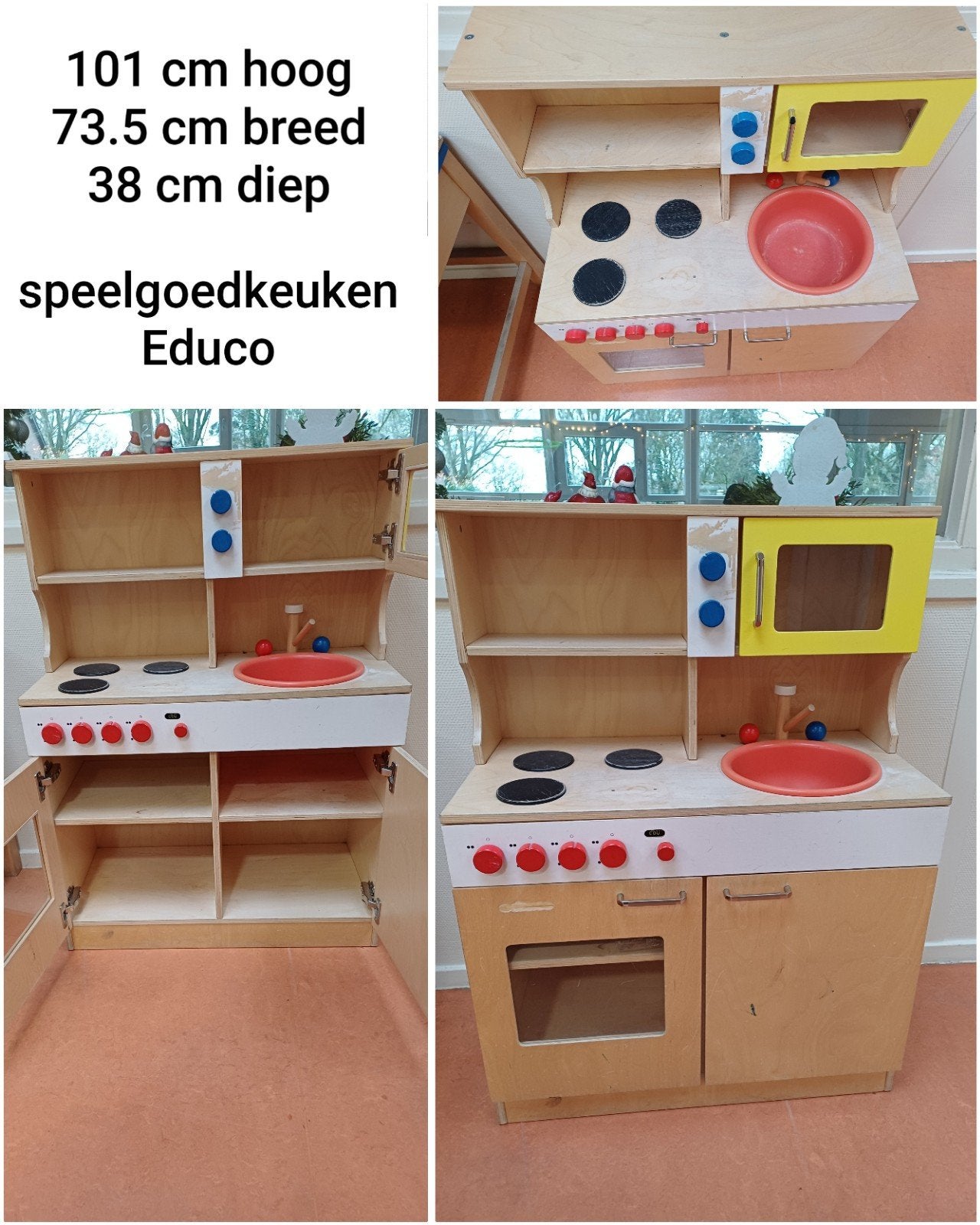 Speelkeuken Educo, Ophalen, Gebruikt, Hout, Speelkeuken