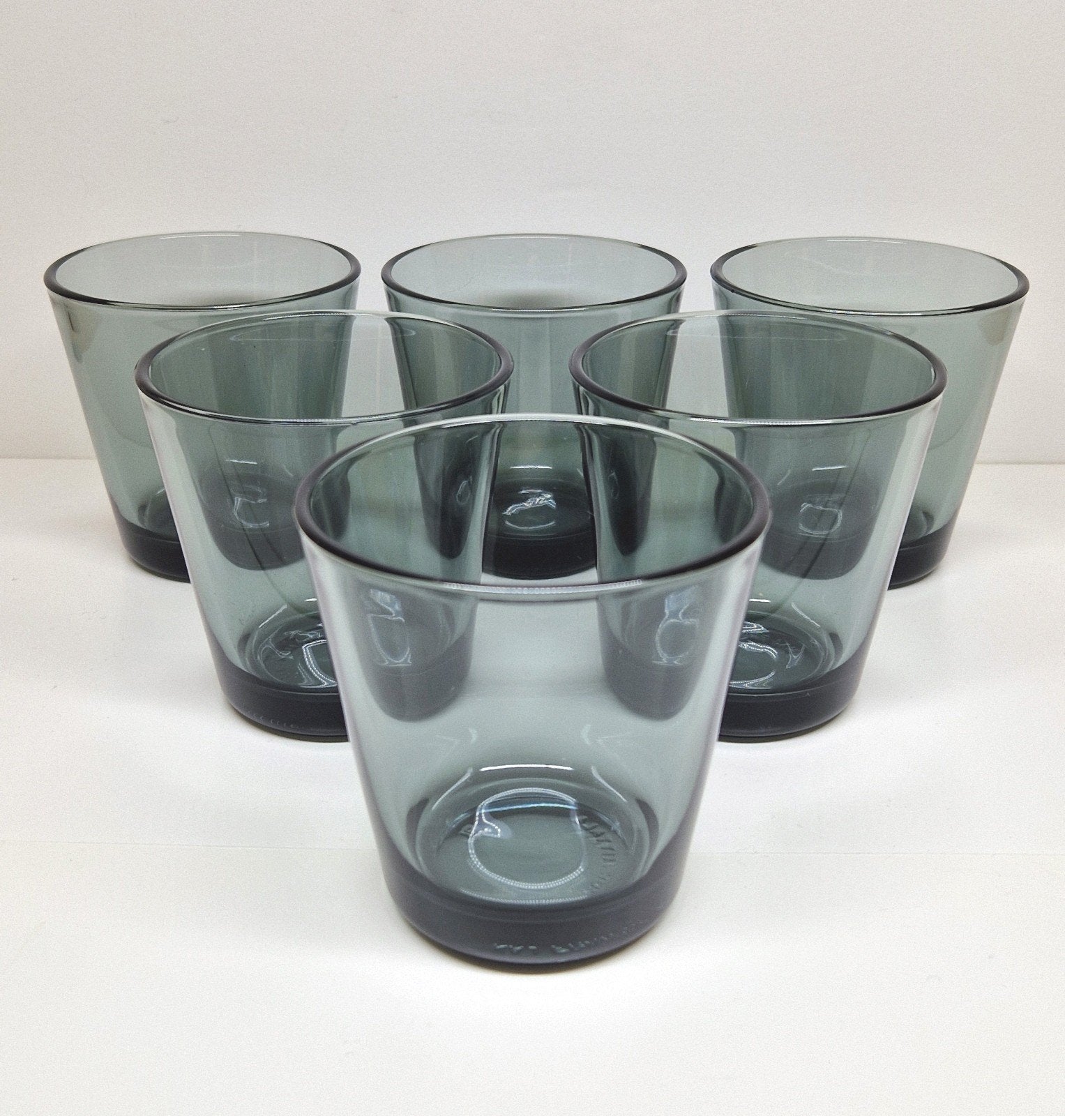 6 Vintage Iittala Kartio drinkglazen, design Kaj Franck., Ophalen, Zo goed als nieuw, Waterglas