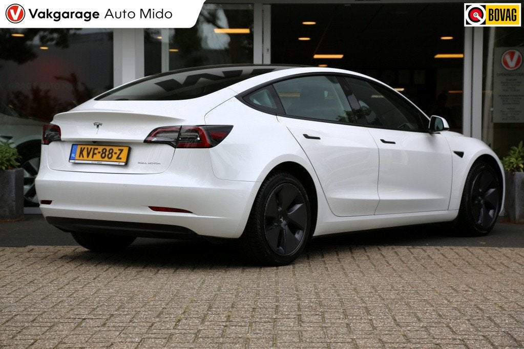 Tesla Model 3 Long Range AWD 75kWh | 1e eigenaar | BTW auto, Auto's, 0 cilinders, Gebruikt, Zwart, Stoelverwarming