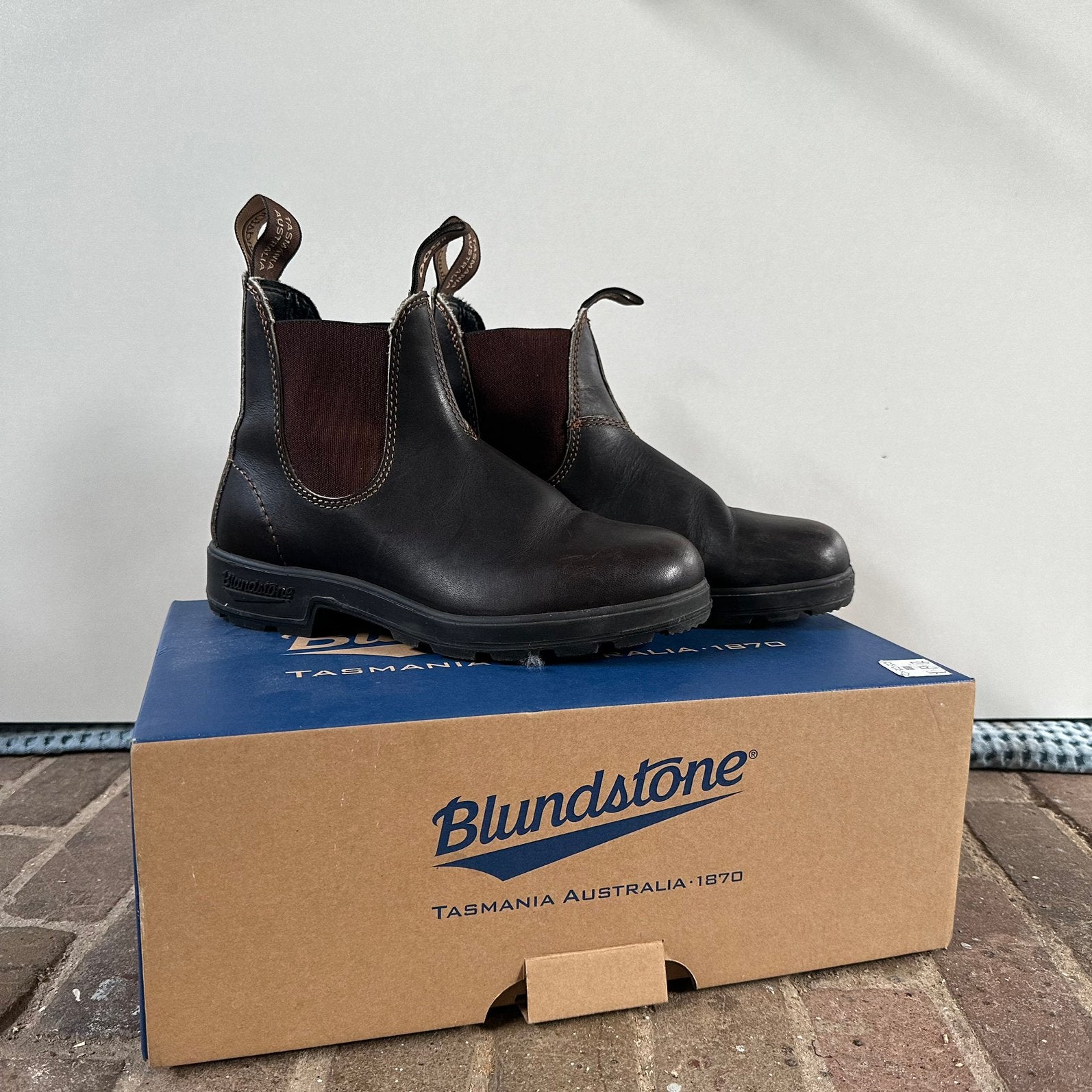 Blundstone # 500 - maat 4,5 / 37,5, Kleding | Dames, Schoenen, Ophalen of Verzenden, Gedragen, Zwart, Lage of Enkellaarzen