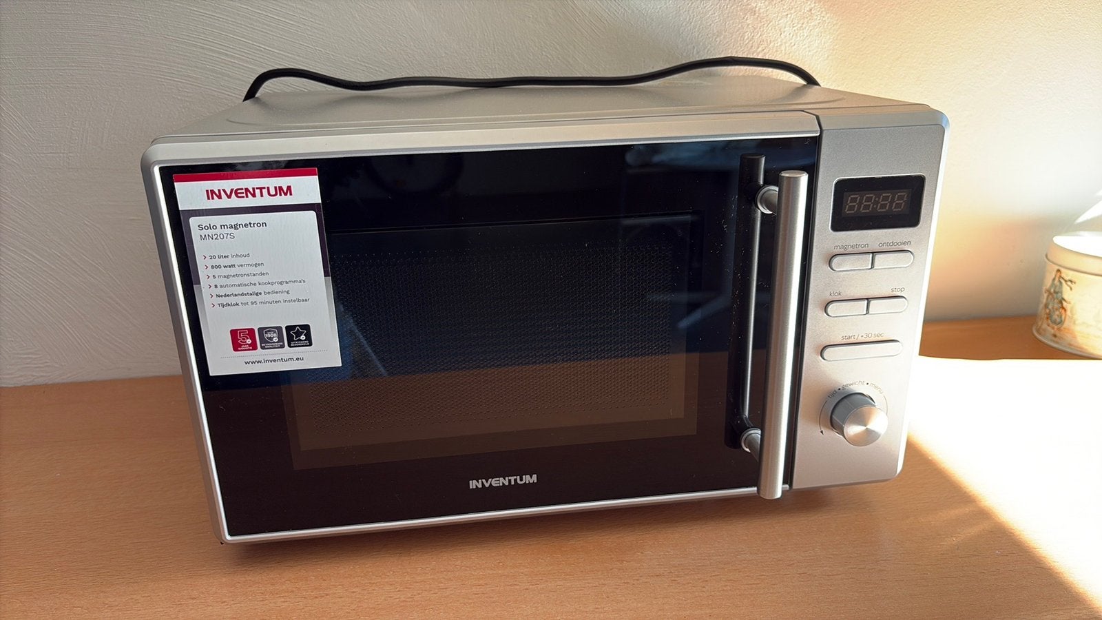 Inventum magnetron, Witgoed en Apparatuur, Magnetrons, Ophalen, Draaiplateau, Vrijstaand, Magnetron