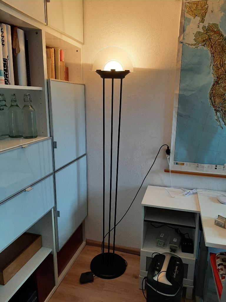 Fraaie design dimbare schemerlamp / staande lamp / vloerlamp, Huis en Inrichting, Lampen | Vloerlampen, Ophalen, Gebruikt, 150 tot 200 cm