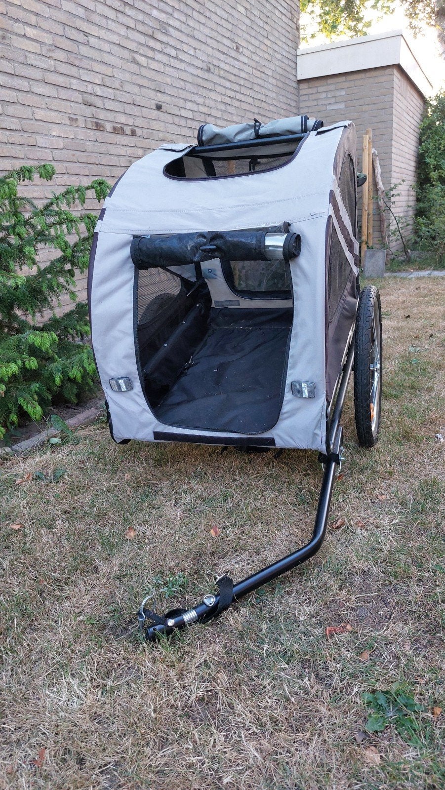 Hondenfietskar, bagagekar-, Ophalen, Opvouwbaar, 20 tot 40 kg, Hondenkar