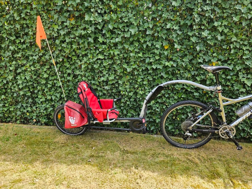 Weehoo aanhangfiets voor kinderen, Fietsen en Brommers, Fietsaccessoires | Aanhangers en Karren, Ophalen, Gebruikt, 20 tot 40 kg