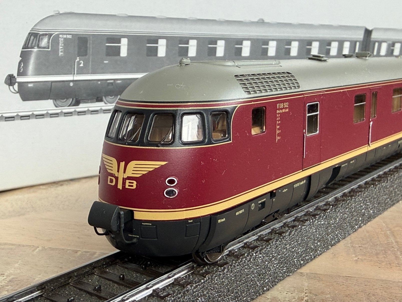 Märklin HO 39080 Dieseltreinstel Insider model., Wisselstroom, Wagon, Ophalen of Verzenden, Zo goed als nieuw