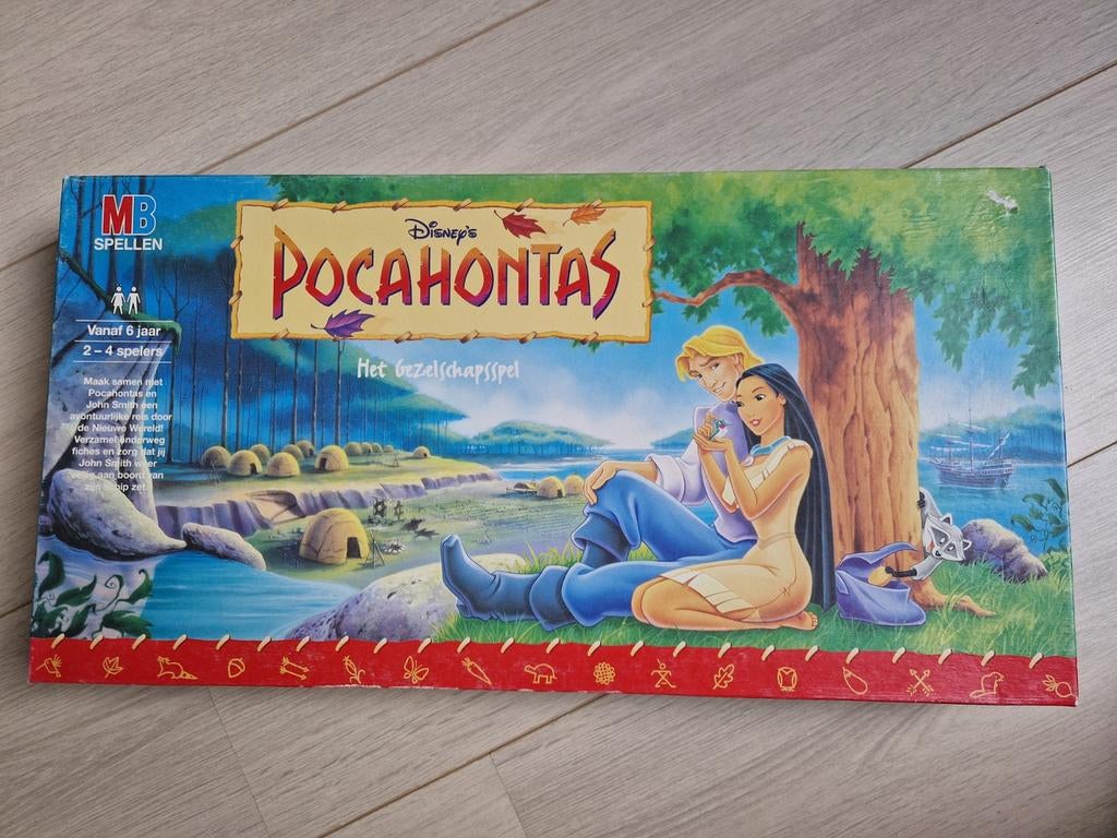 1995 bordspel walt disney's pocahontas disney boardgame spel, Ophalen of Verzenden, Overige figuren, Beeldje of Figuurtje