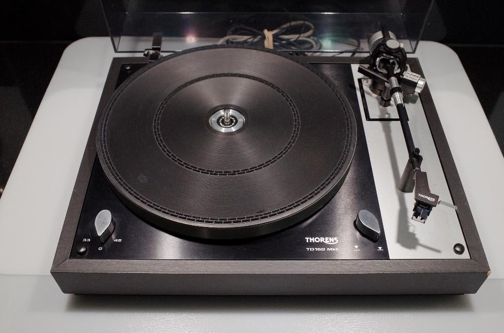 Thorens TD 160 mk2 + Denon DL-160, Ophalen of Verzenden, Gebruikt, Platenspeler, Thorens