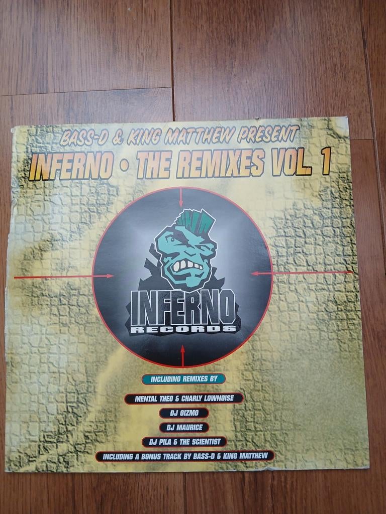 10 early hardcore platen, Ophalen of Verzenden, Gebruikt, 12 inch, Overige genres