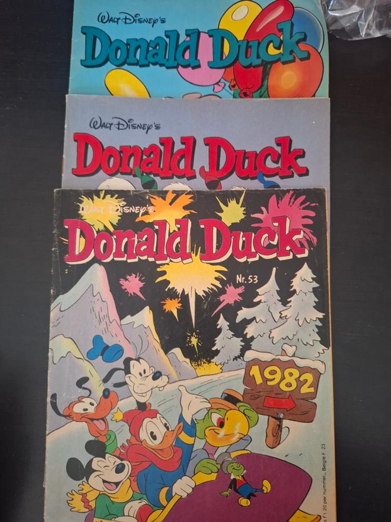 Donald Duck, 3 uit 1981, Boeken, Stripboeken, Meerdere stripboeken, Ophalen of Verzenden, Gelezen