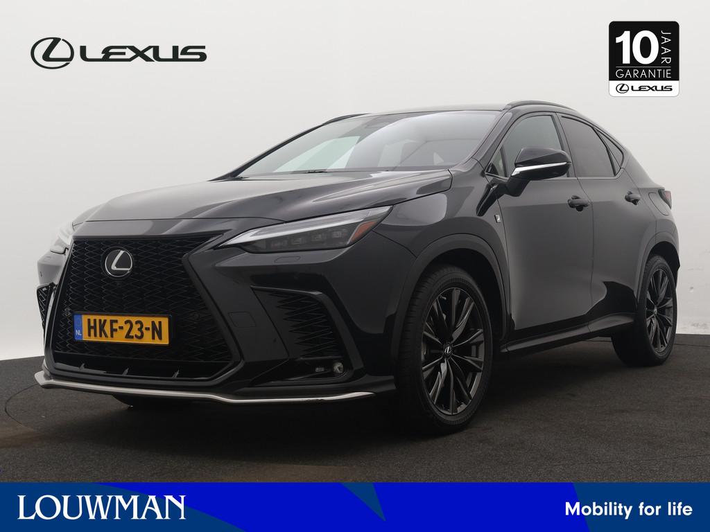 Lexus NX 450h+ AWD F Sport Line | 360 Graden Camera | Stoelg, Auto's, Lexus, Automaat, 4 cilinders, Zwart, Leder