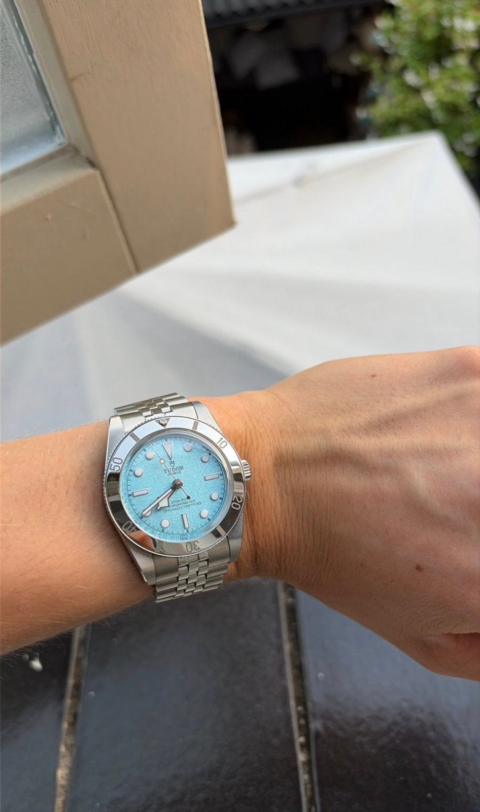 Tudor Black Bay 54 Blue Lagoon Full set incl papieren, Sieraden, Tassen en Uiterlijk, Horloges | Heren, Ophalen of Verzenden, Zo goed als nieuw