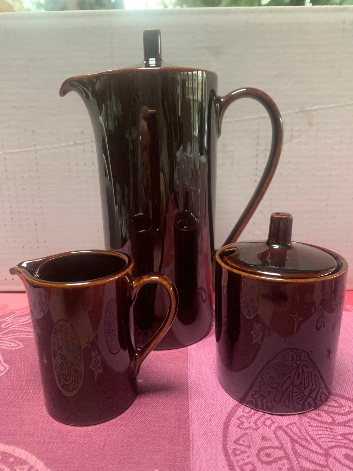 Vintage Royal Sphinx Koffieservies P. Daems Europa, Ophalen of Verzenden