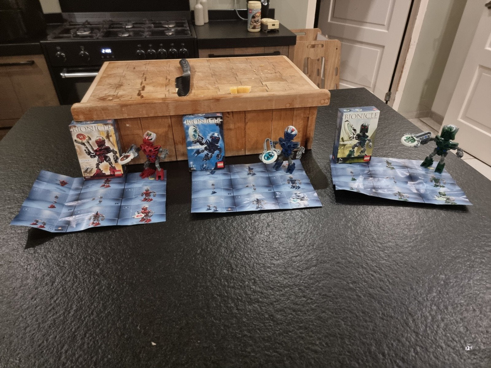 Lego Bionicle sets - 8607, 8608, 8611, Ophalen, Inclusief instructies, Gebruikt, Bionicle