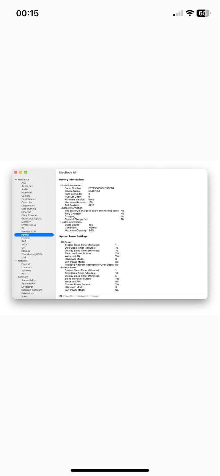 Foto 5 van MacBook Air - 13,6 inch model 2022 Lichtgewicht en Krachtig