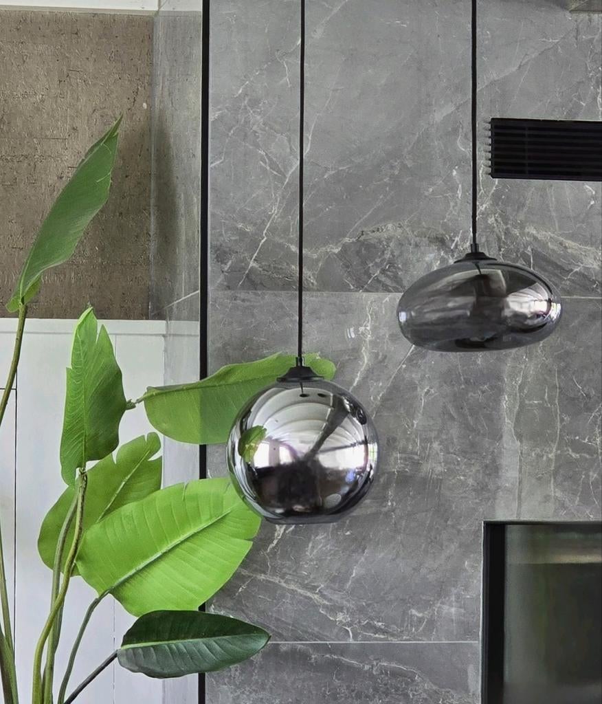 By eve bulb lampen hang smoke, 50 tot 75 cm, Keijser en co, Ophalen of Verzenden, Glas