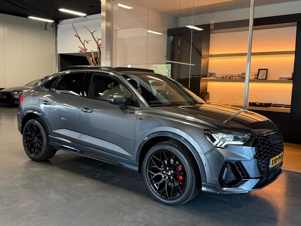 Audi Q3 Sportback 35 TFSI 3X S line Edition Pano Memory 360C, 15 km/l, Zwart, 4 cilinders, 150 pk
