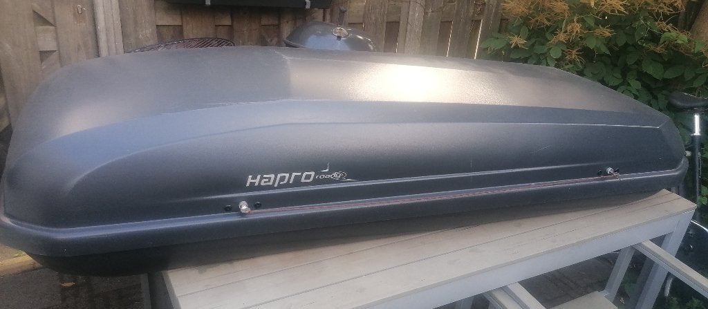 Dakkoffer Hapro 450 l roady te huur., Ophalen, Gebruikt