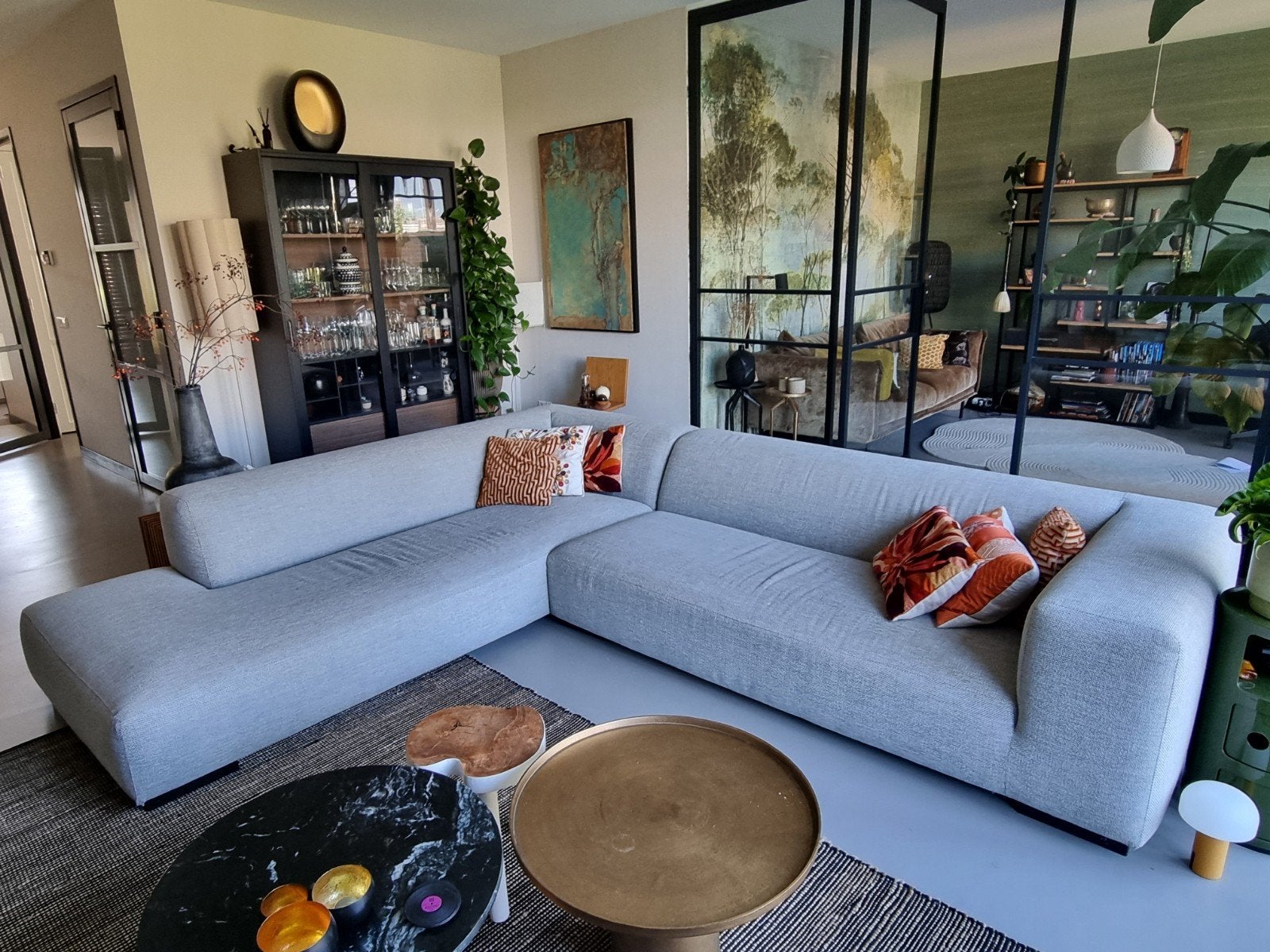 Moderne KOOZO Hoekbank - 260 x 315 cm, Ophalen, Hoekbank, 300 cm of meer, Zo goed als nieuw