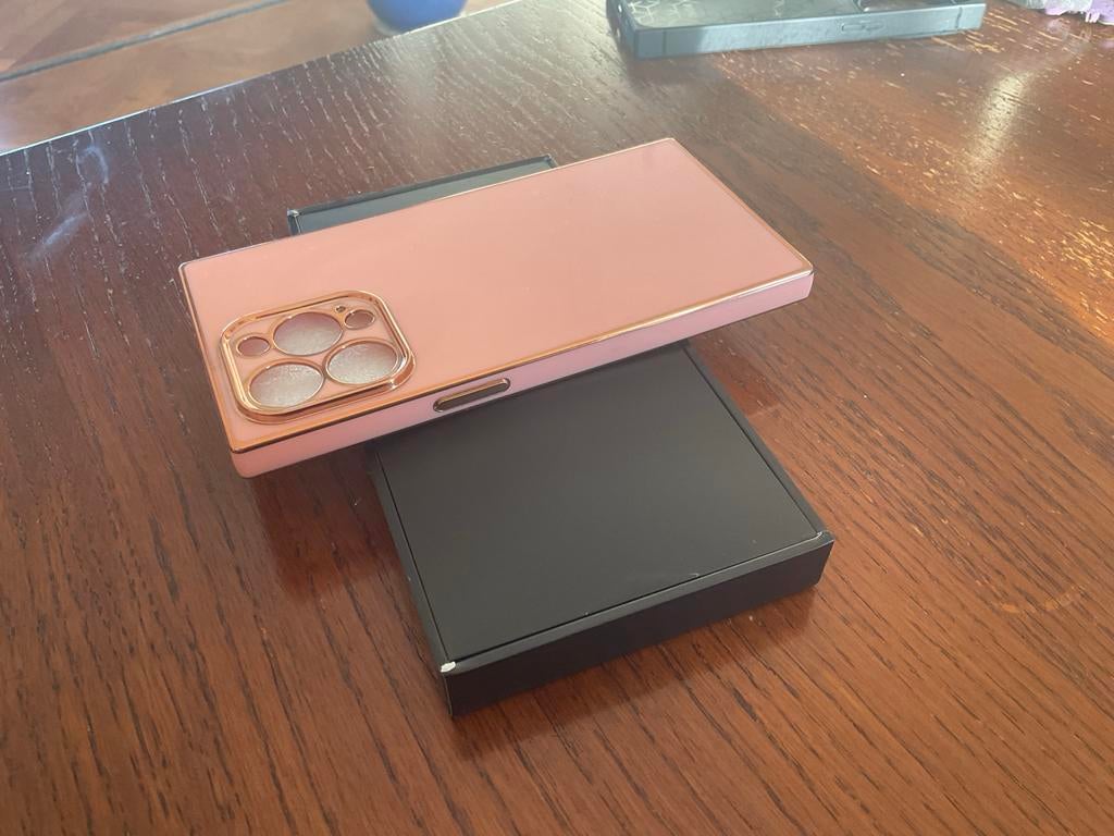 iPhone Case rechte hoeken voor 13 Pro, Ophalen of Verzenden, Nieuw, IPhone 13 Pro, Hoesje of Tasje