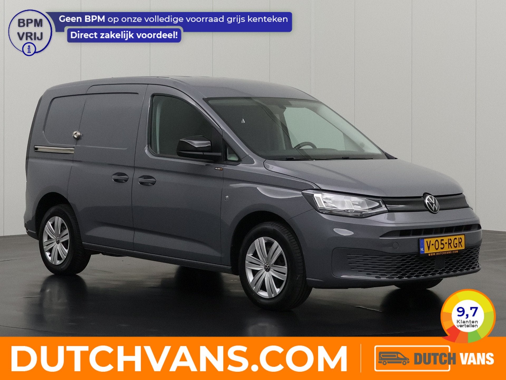 Volkswagen Caddy 2.0TDI 122PK Automaat Edition | Navigatie |, Dealer onderhouden, Stof, Gebruikt, 4 cilinders