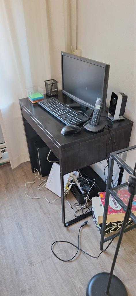 Bureautje met Computer, Huis en Inrichting, Bureaus, Ophalen