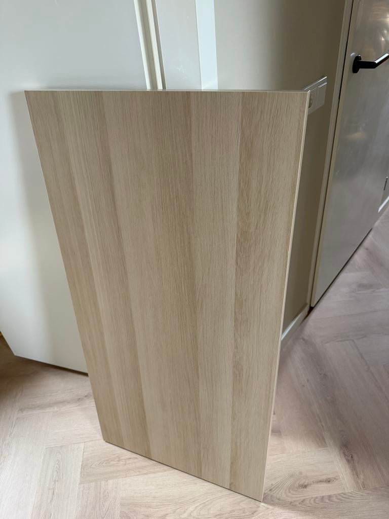 LAGKAPTEN Tafelblad (nieuw) gelazuurd eikenpatroon 140x60 cm, Ophalen, Nieuw