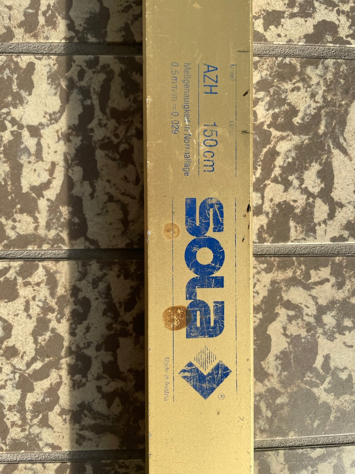 Sola Waterpas AZH 150 cm - Nauwkeurig en Betrouwbaar, Ophalen, Gebruikt, Waterpas, Overige merken