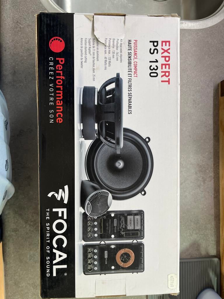 Focal Expert PS 130 speakers nieuw in doos, Auto diversen, Autospeakers, Ophalen of Verzenden, Zo goed als nieuw