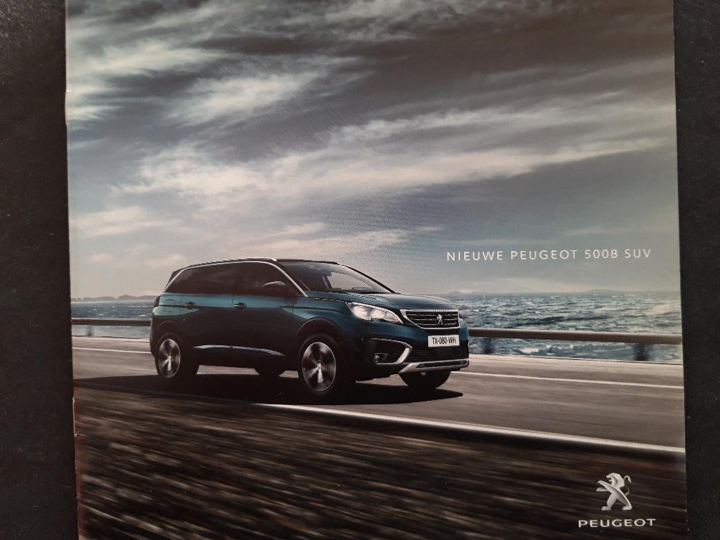 Peugeot 5008 introductiefolder jan 2017, Ophalen of Verzenden, Zo goed als nieuw, Peugeot