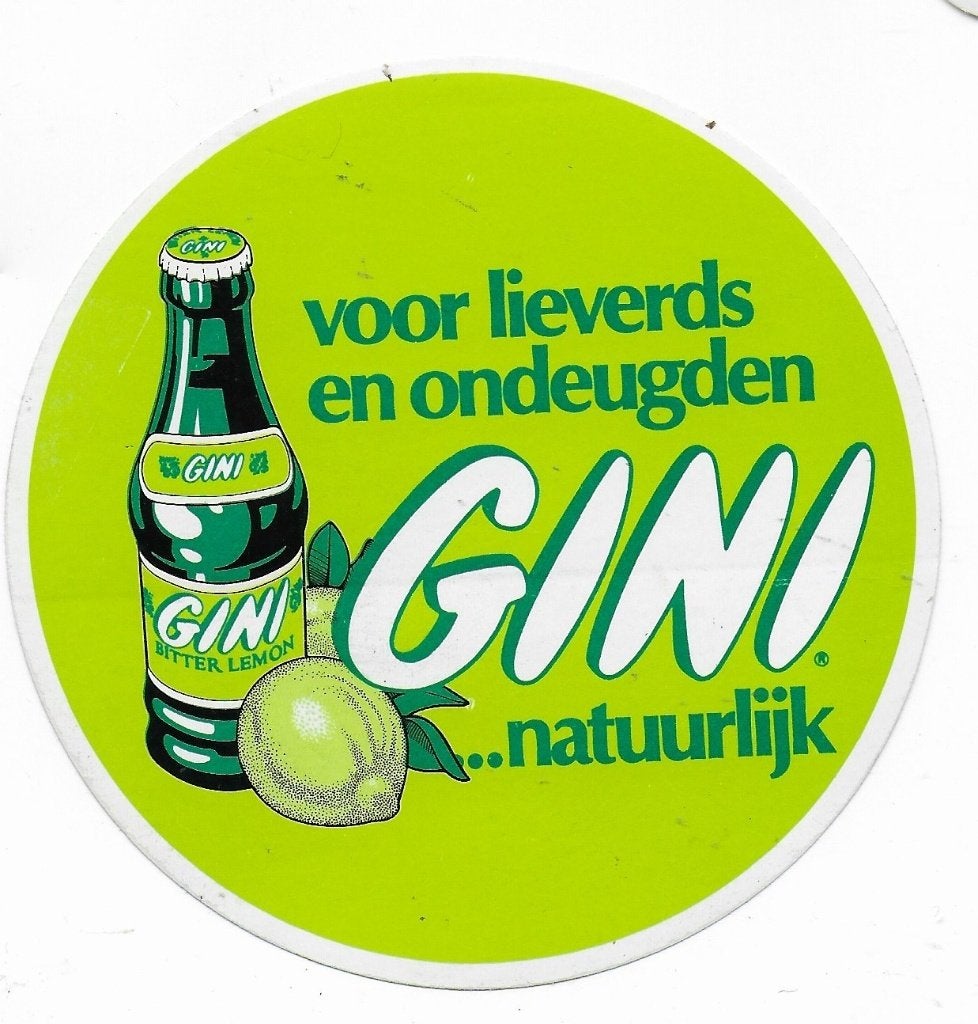 So325 sticker gini natuurlijk, Ophalen of Verzenden, Zo goed als nieuw