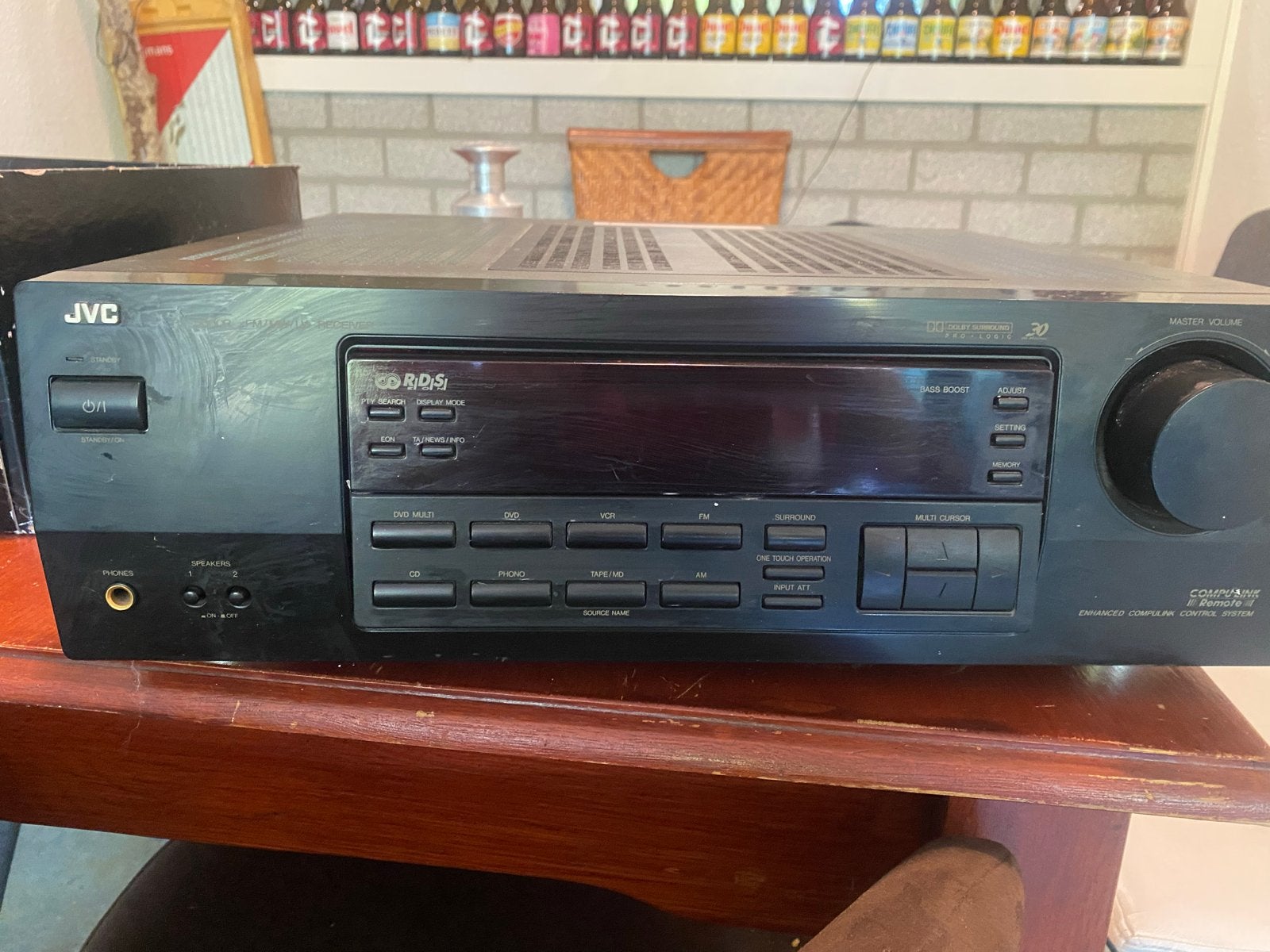JVC RX-5000RBK Stereo Receiver - 200W. Opknappertje, Ophalen, Gebruikt, JVC, 120 watt of meer