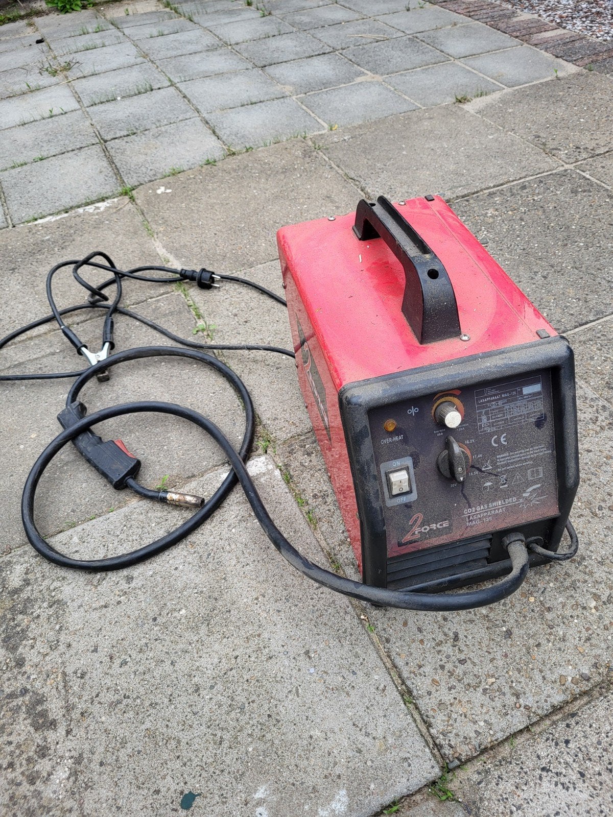 2 Force Lasapparaat MAG-135 CO2 Gas Shielded, Doe-het-zelf en Verbouw, Gereedschap | Lasapparaten, Ophalen, Gebruikt, Minder dan 150 ampère