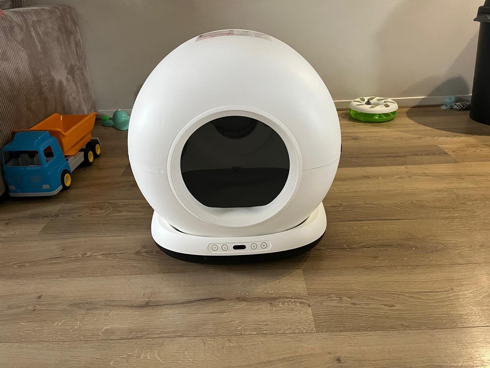 Elektrische kattenbak Zedar, Dieren en Toebehoren, Kattenbakken, Ophalen, Zelfreinigend, Zo goed als nieuw