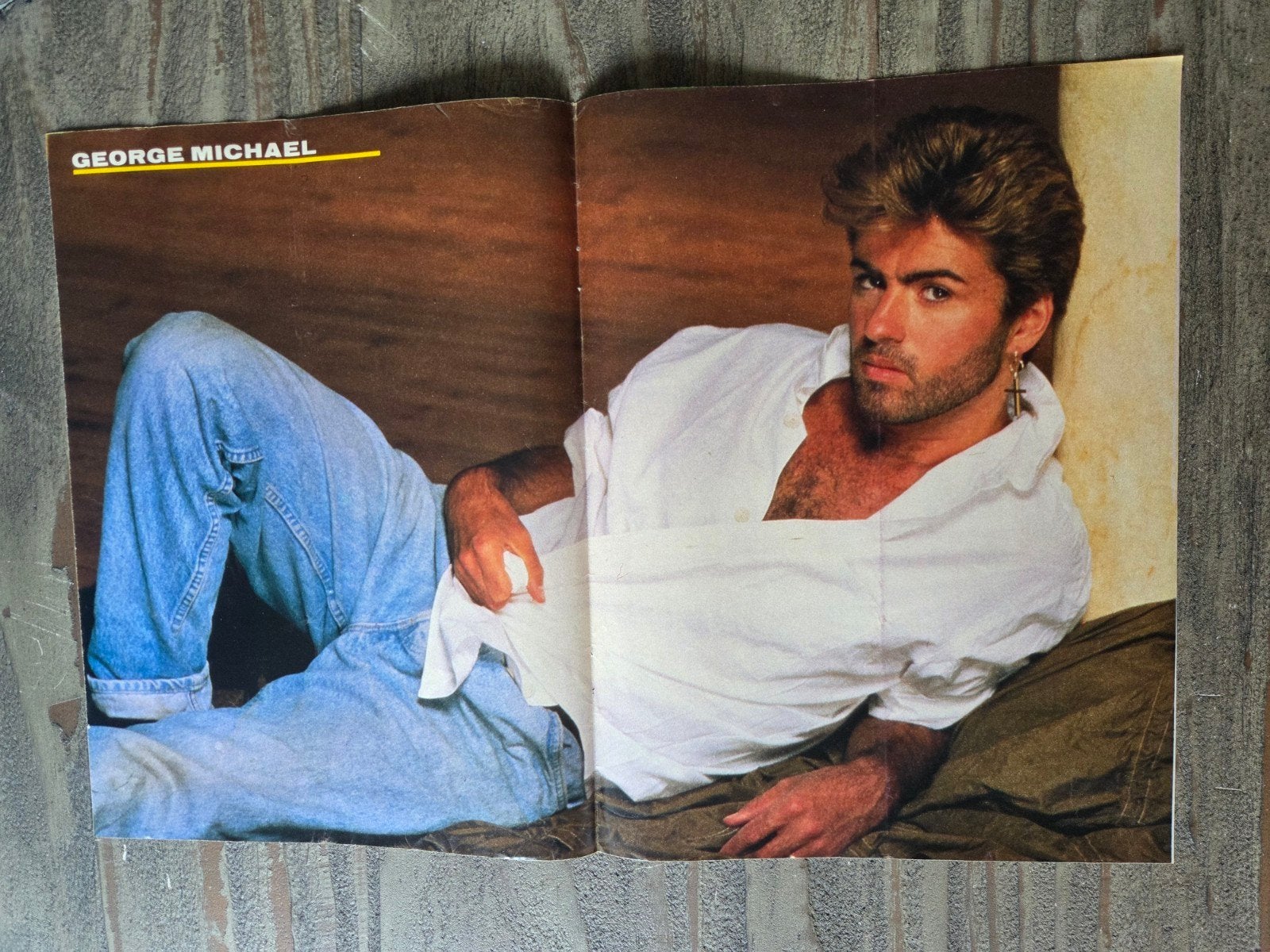 George Michael Poster, Ophalen of Verzenden, Zo goed als nieuw, A1 t/m A3, Muziek