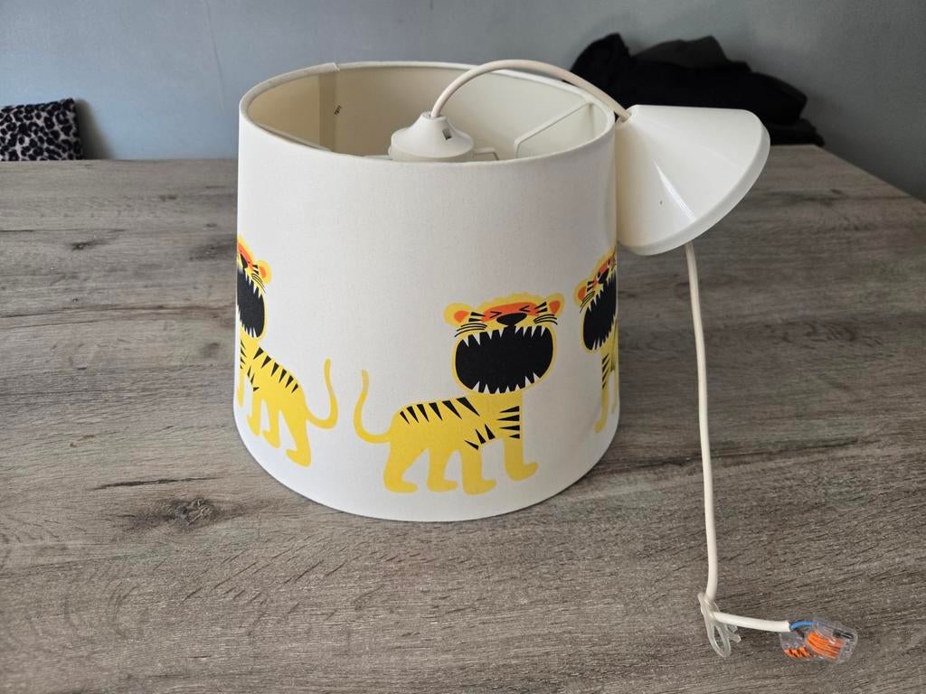 Tijger lampenkap, Ophalen, Rond, Zo goed als nieuw, Overige kleuren