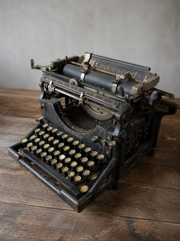 Prachtige Antieke Underwood No. 5 Typemachine (ca. 1920), Diversen, Typemachines, Ophalen of Verzenden, Gebruikt