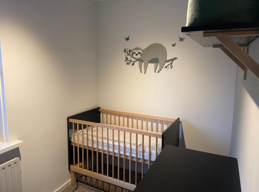 Stijlvolle Bopita kinderbedje en commode - zo goed als nieuw, Kinderen en Baby's, Kinderkamer | Complete kinderkamers, Ophalen
