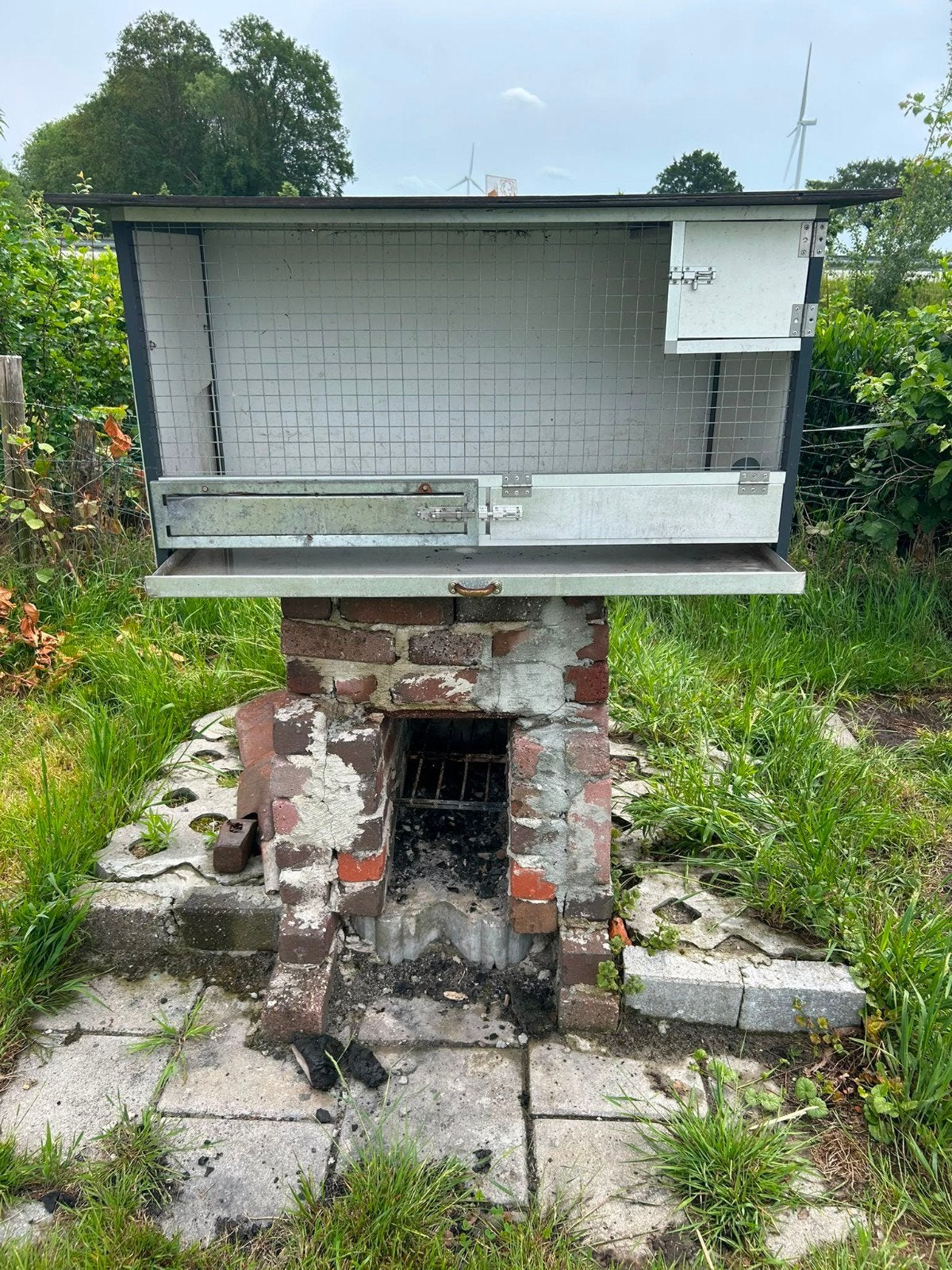 Konijnenhok  / Vogelkooi, Ophalen of Verzenden, Hok, Fret
