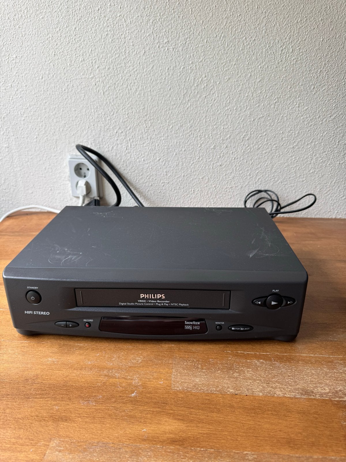 Philips VR551 VHS-speler/recorder met afstandsbediening, Ophalen, Gebruikt, VHS-speler of -recorder