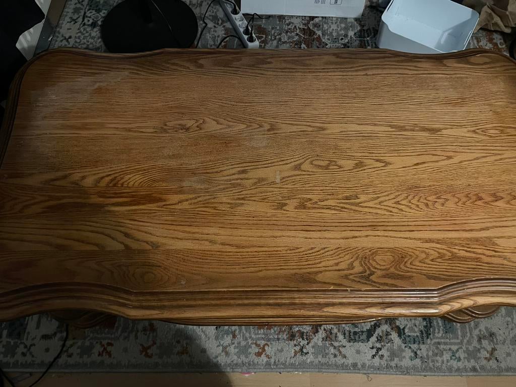 mooie antieke houten tafel zsm weg, Ophalen, Gebruikt, Rechthoekig, 100 tot 150 cm
