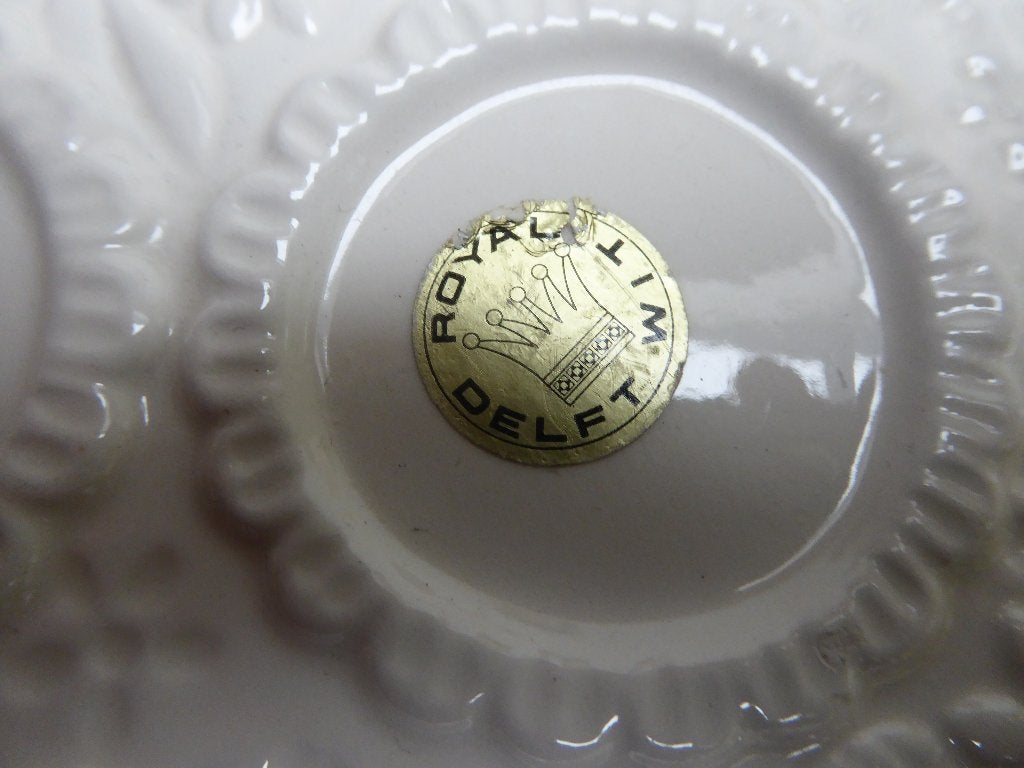 Porseleinen eierschaaltje, Royal Delft wit, Ophalen of Verzenden