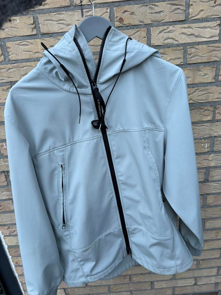 Originele CP Company Goggle softshell jas. Mt S, Ophalen, Zo goed als nieuw, Maat 46 (S) of kleiner, Blauw